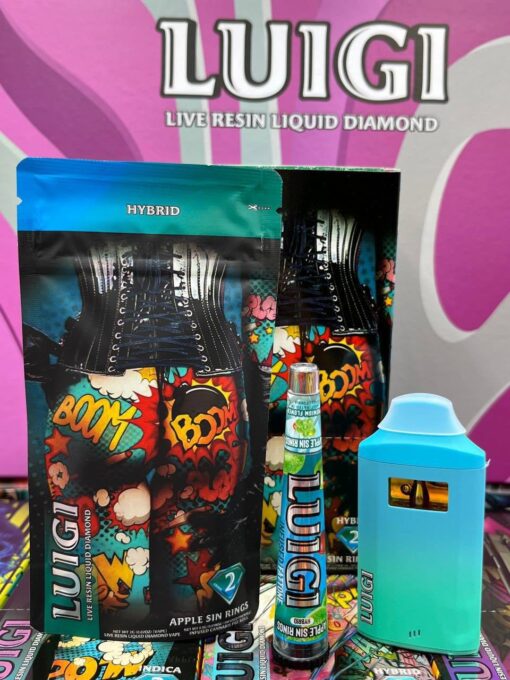 Buy Luigi Cart Weed Packaging - Official Disposable Vape #1
